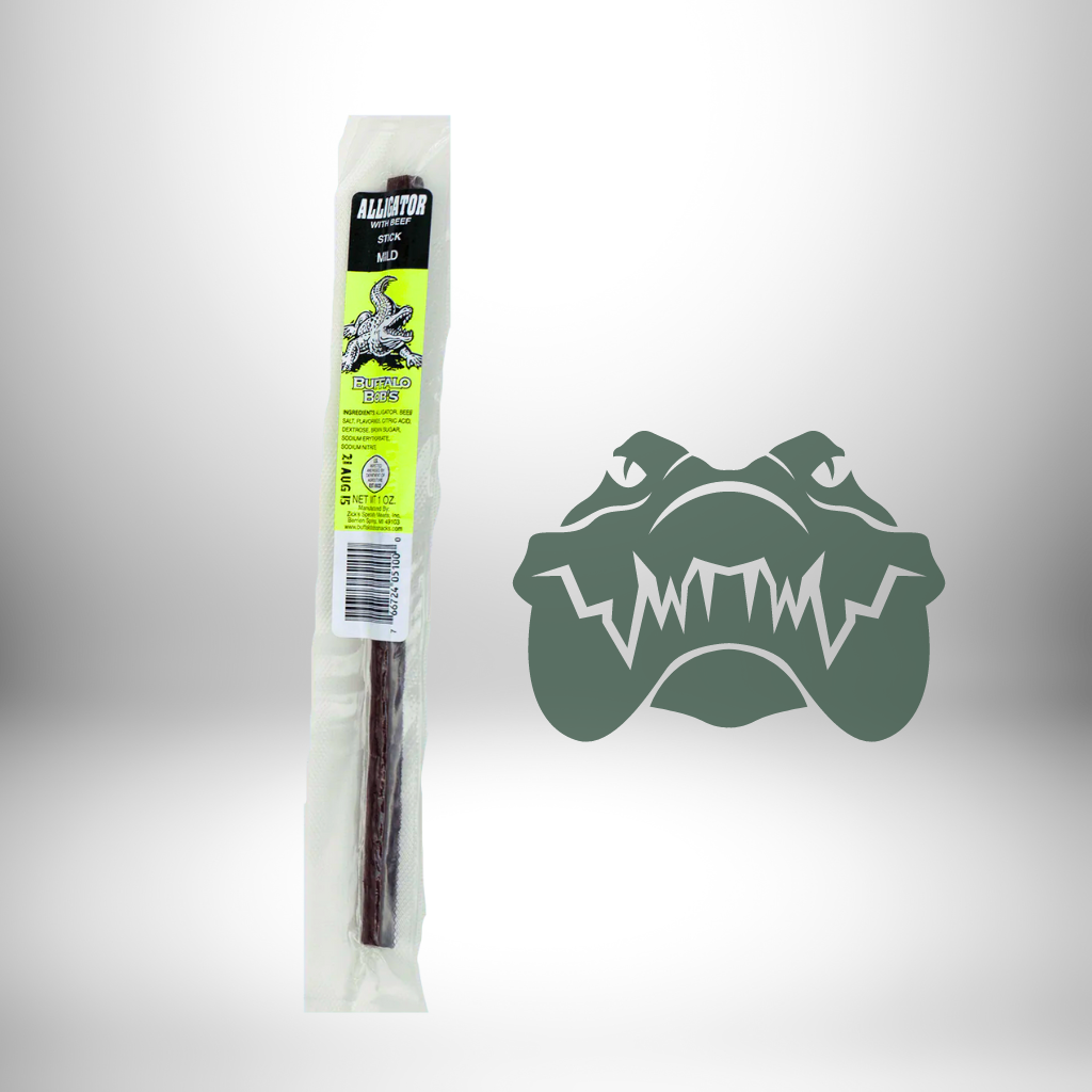 Buffalo Bobs Alligator Beef Stick | Cajun Encounters Merch